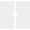 Ekena Millwork Embry Architectural Grde PVC Contemporary Ceiling Medallion, Two Piece, 24"OD x 3"ID x 8 1/4"C x 1"P CMP24EY2-03000 - alternate 4